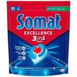 Таблетки для посудомийних машин Somat Exellence 3в1 34шт