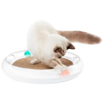 Когтеточка Petkit Fun Cat Scratcher 4 in 1 с мячиками 44х44х7,1см - купить, цены на - фото 7