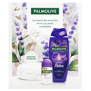 Набор подарочный Palmolive Повязка + Гель для душа Palmolive Aroma Essence Ultimate Relax 250мл + Антиперспирант роликовый Palmolive Anti-Stress 50мл - купить, цены на КОСМОС - фото 2