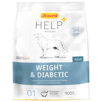 Корм сухой Josera Help Weight & Diabetic с домашней птицей для взрослых собак с лишним весом и сахарным диабетом 900г - купить, цены на MasterZoo - фото 1