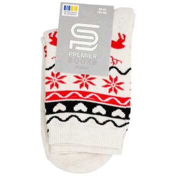 Шкарпетки Premier Socks жіночі класичні махрові Олені р.23-25 в асортименті - купити, ціни на - фото 2