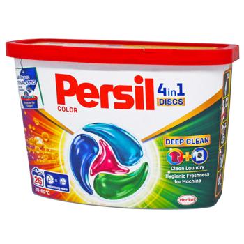 Капсулы для стирки Persil Discs Color Deep Clean 4в1 28шт - купить, цены на КОСМОС - фото 3