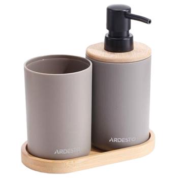 Набір для ванної кімнати Ardesto Minimalist 3шт 360мл - купити, ціни на За Раз - фото 1