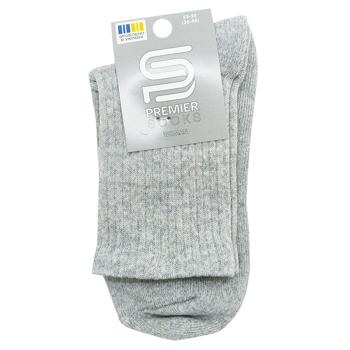 Шкарпетки Premier Socks жіночі махровий слід з високою резинкою р.23-25 - купити, ціни на Чудо Маркет - фото 1