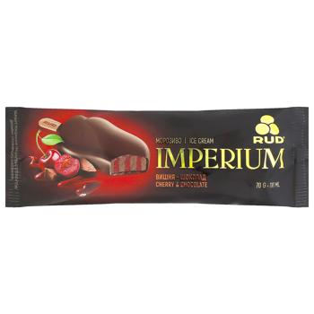 Морозиво Рудь Imperium Вишня-шоколад 70г - купити, ціни на Чудо Маркет - фото 1