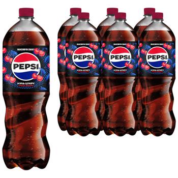 Напиток газированный Pepsi Zero Вишня 1,75л