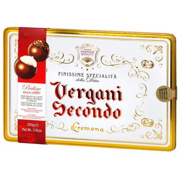 Конфеты Vergani Ассорти Винтаж красная коробка 200г - купить, цены на КОСМОС - фото 3