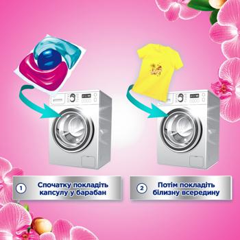 Капсулы для стирки Losk Color Ароматерапия Эфирные масла и аромат Малазийский цветок 36шт - купить, цены на - фото 4