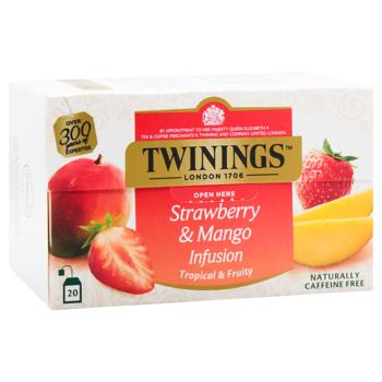 Чай фруктово-трав'яний Twinings Полуниця-манго 2г*20шт - купити, ціни на - фото 3