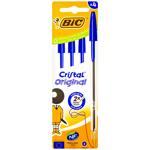 Ручка BIC Cristal кулькова синя 4шт