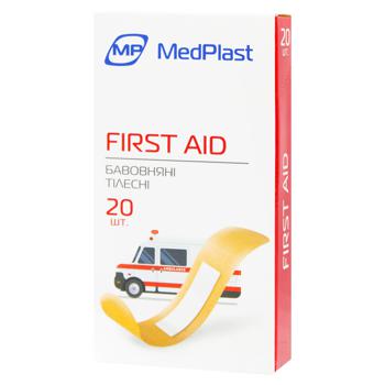 Пластир MedPlast First Aid на тканинній основі 20шт - купити, ціни на КОСМОС - фото 2