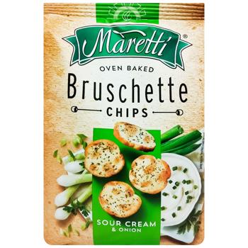 Maretti Snacks Bruschetta with the taste of sour cream and onions
 140g - buy, prices for Torba - photo 2