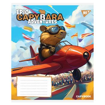 Тетрадь Yes Epic Capybara косая линия 12 листов в ассортименте - купить, цены на - фото 4