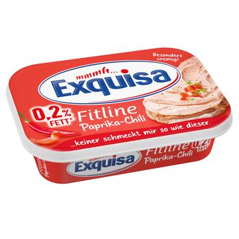 Exquisa Fitline Paprika-Chili Cream Cheese 0.2% 175g - buy, prices for NOVUS - photo 1