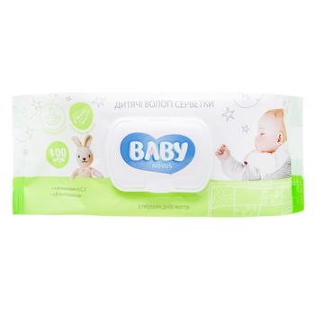 Novus Baby Wet Wipes with Flap 100pcs