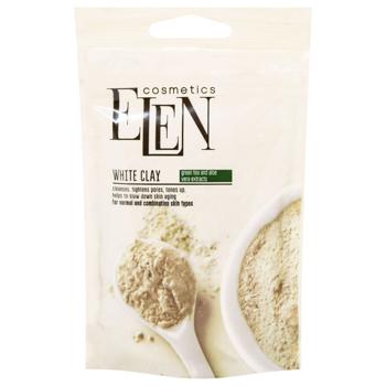 Elen Cosmetics White Clay for Face with Green Tea Extract and Aloe Vera 50g - buy, prices for Za Raz - photo 2