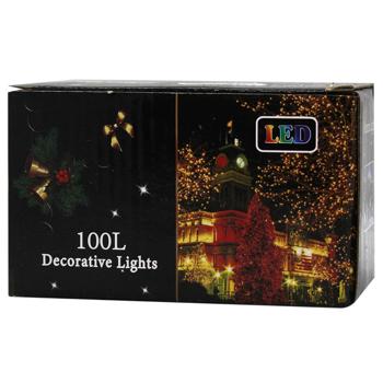 Cone Colored Electric Garland 88 lamps 6m - buy, prices for MegaMarket - photo 1