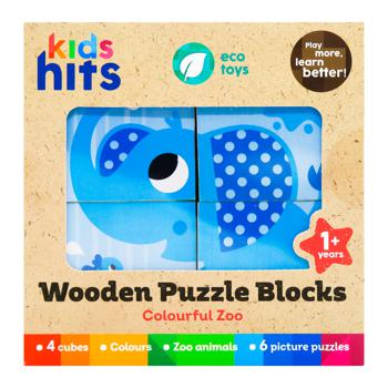 Kids Hits KH20/023 Wooden Puzzle Blocks - buy, prices for MegaMarket - photo 2