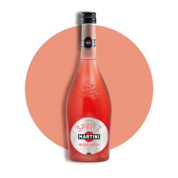 Напій Martini Spritz Rosato алкогольний на основі вина 8% 0,75л - купити, ціни на Ідеал - фото 2