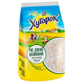 Hutorok Polished Long Rice 400g - buy, prices for EKO Market - photo 1