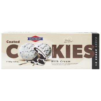 Печиво Quickbury з білою глазур'ю та молочним кремом 128г - купити, ціни на Таврія В - фото 2