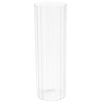 Corrugated Cylinder Glass Vase 10*30cm - buy, prices for ULTRAMARKET - photo 1