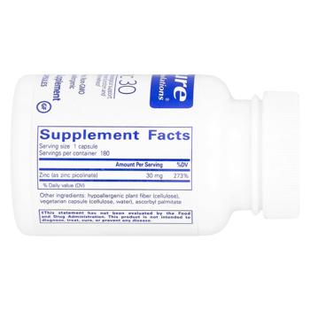 Pure Encapsulations Zinc Picolinate 30mg 180 capsules - buy, prices for Biotus - photo 2