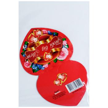 Листівка Валентинка маленька 65х55мм - купити, ціни на Чудо Маркет - фото 6