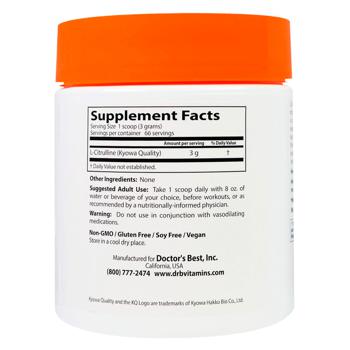 Doctor's Best L-Citrulline 200g - buy, prices for Biotus - photo 2