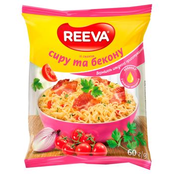 Reeva Instant Vermicelli with Cheese and Bacon Flavour 60g - buy, prices for Torba - photo 1