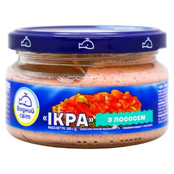 Vodnyi Svit Caviar with Salmon 160g - buy, prices for COSMOS - photo 1