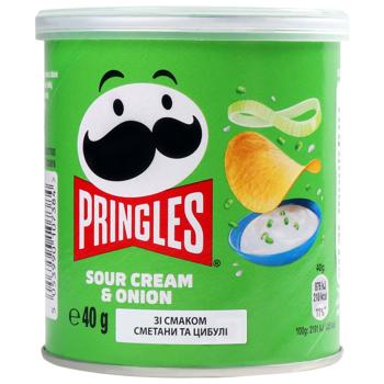 Чипси Pringles Сметана та цибуля 40г - купити, ціни на Grono - фото 1