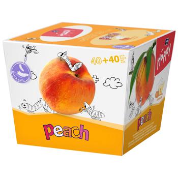 Bella Baby Happy Two-layer Paper Handkerchiefs with Peach Aroma 40+40pcs - buy, prices for NOVUS - photo 3