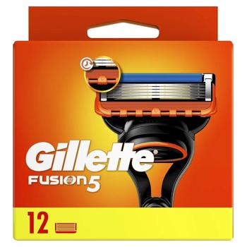 Картриджи для бритья Gillette Fusion 5 12шт - купить, цены на КОСМОС - фото 1