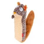 GiGwi Plush Squirrel Dog Toy with Squeaker 29cm