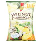 Wiejskie Ziemniaczki Sour Cream and Onion Chips 130g
