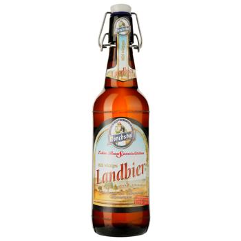 Monchshof Landbier beer 5.4% 0.5l - buy, prices for AlcoHub - photo 1