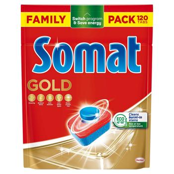 Somat Gold Dishwasher Tablets 120pcs - buy, prices for - photo 2