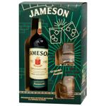 Віскі Jameson 40% 0,7л + 2 бокали набір
