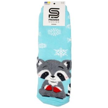 Premier Socks Raccoon Women's Classic Terry Socks s.23-25
