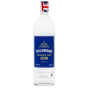Richmond London Dry Gin 37.5% 0.7l - buy, prices for AlcoHub - photo 1