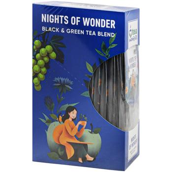 Чай чорний та зелений Tea Moments Nights of Wonder 2,2г*15шт - купити, ціни на Auchan - фото 1