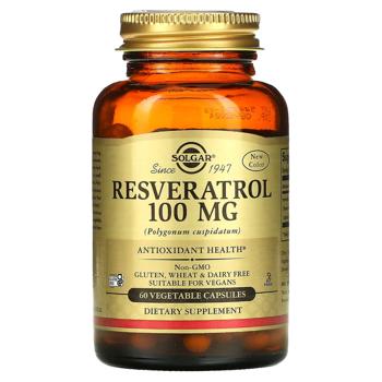 Solgar Resveratrol 100mg 60 capsules