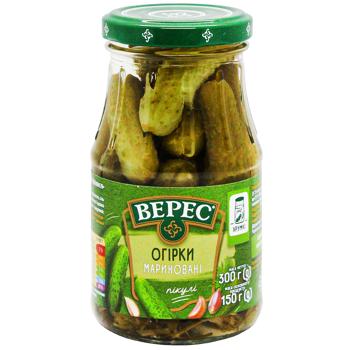 Veres Pickled Cucumbers 300g - buy, prices for Ideal - photo 1
