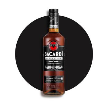 Bacardi Carta Negra Dark Rum 40% 0.5l - buy, prices for - photo 2