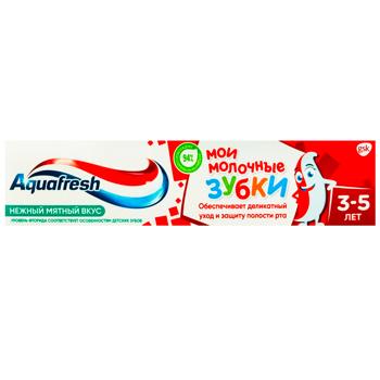 Aquafresh My Baby Teeth Toothpaste for Children 3-5 years old 50ml - buy, prices for ULTRAMARKET - photo 3