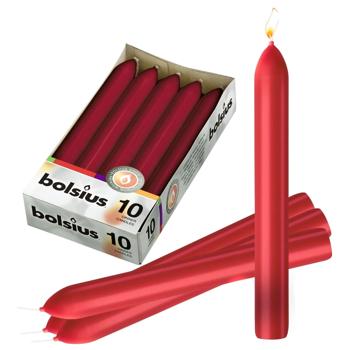 Свеча Bolsius Бордо столовая 10шт - купить, цены на КОСМОС - фото 1