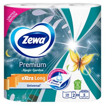 Полотенца бумажные Zewa Premium Extra Long 2шт - купить, цены на - фото 1