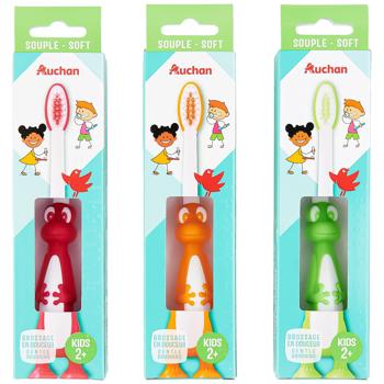 Auchan Frog Soft Toothbrush for Kids 2+ Years in assortment