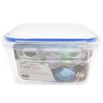 Food Storage Container Square Plastic with Fasteners 280ml